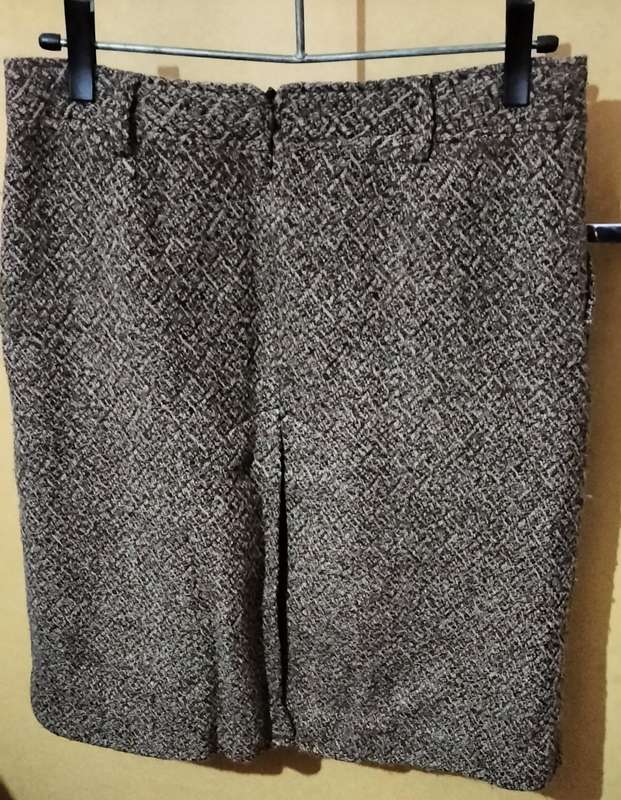 Ladies - Thick Brown Skirt - Make - Trucco - Size - 42