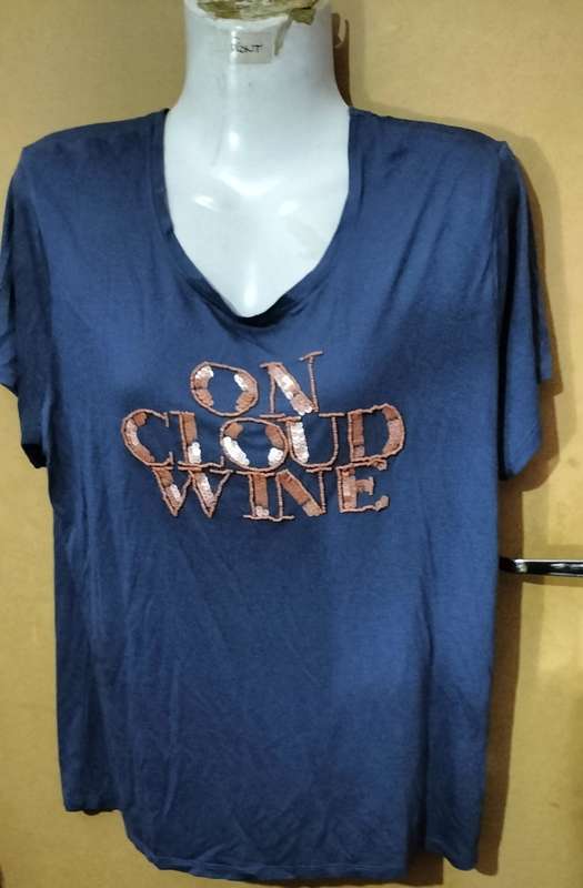 Special! Ladies - Grey Top - Make - Miladys - Size - M