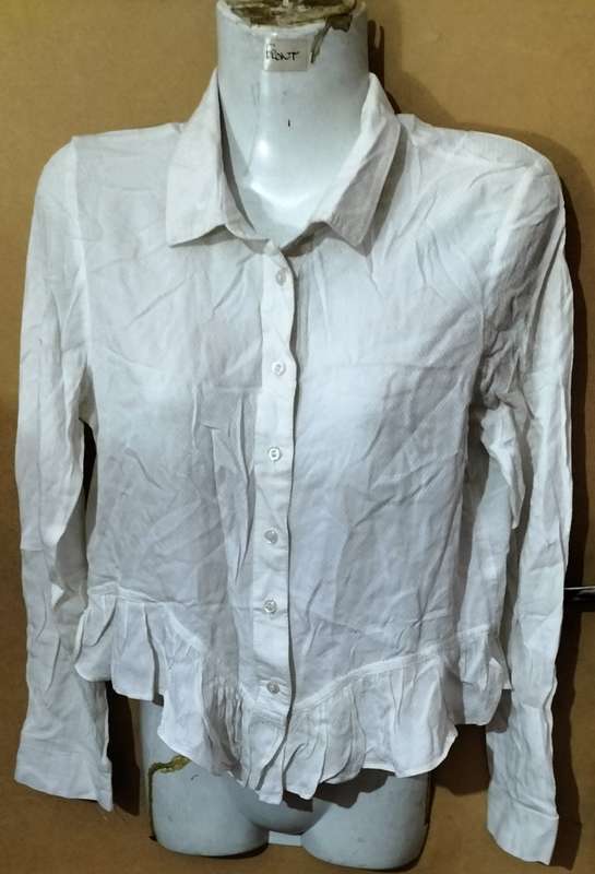 Ladies - White Blouse - Make - RT - Size - M