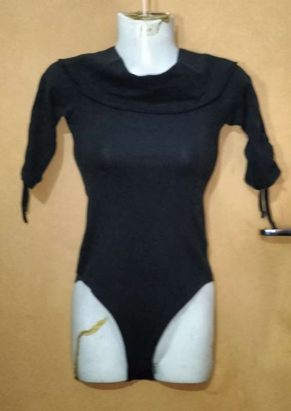 Ladies - Black Bodysuit - Make - Daily Friday - Size - XS