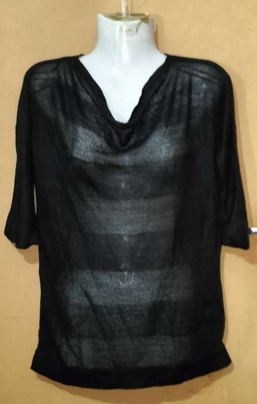 Ladies - Thin Black Top - Make - Inwear - Size - S