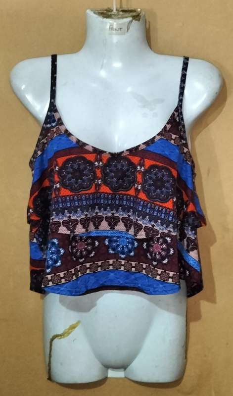 Ladies - Multicolored Top - Make - RT - Size - S