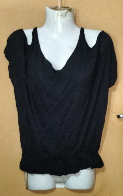 Ladies - Black Top - Make - Woolworths - Size - M