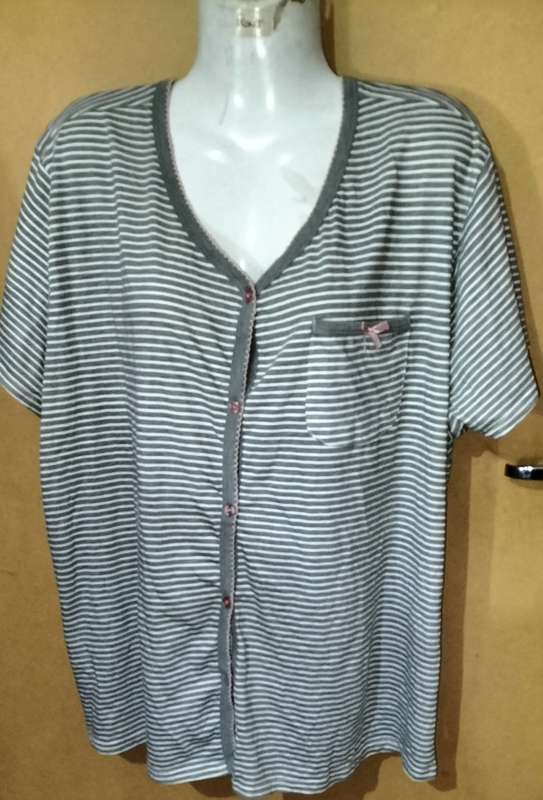 Ladies - Multicolored Pajama Shirt - Make - Be Fabulous Sleepwear - Size - XXL