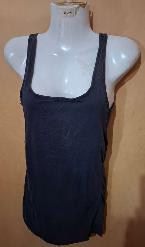 Ladies - Dark Grey Top - Make - Real Clothing - Size - Small