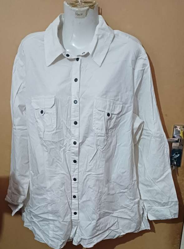 Ladies - White Blouse - Make - Donna-Clare - Size - 18