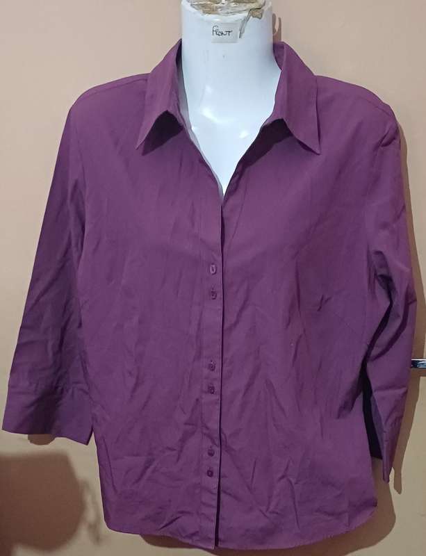 Ladies - Purple Blouse - Make - George - Size - UK 14 EUR 42