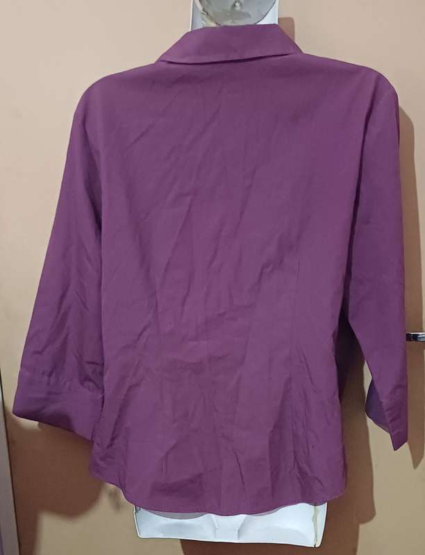 Ladies - Purple Blouse - Make - George - Size - UK 14 EUR 42