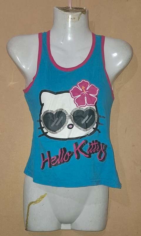 Girls - Multicolored Top - Make - Hello Kitty - Size - 11-12 years chest 73cm