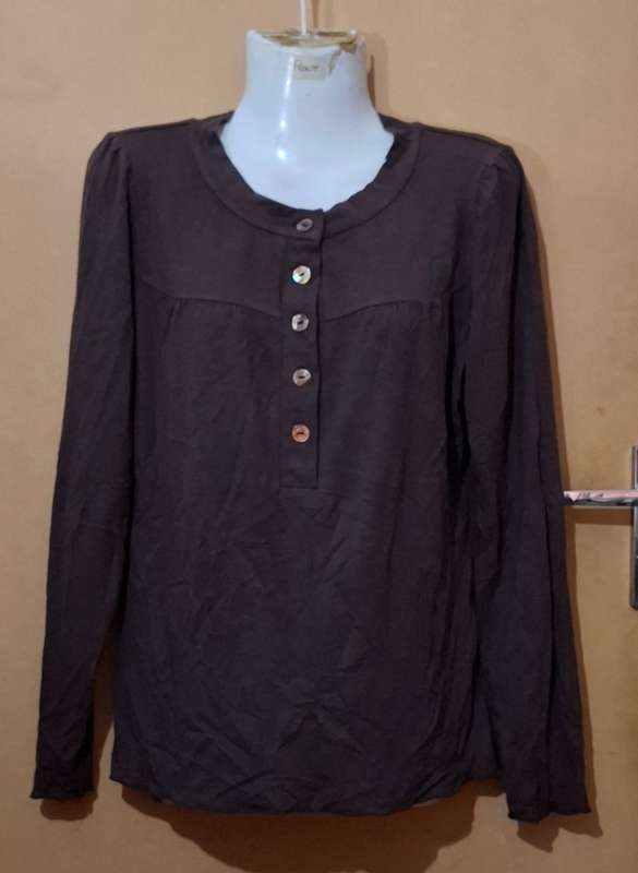 Ladies - Brown Top - Make - Frock - Size - L