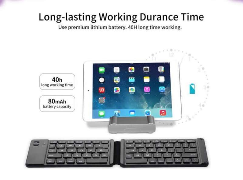 Mini Wireless Bluetooth Folding Keyboard
