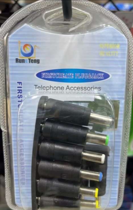 8pcs Universal DC Female Adaptors for Male Jack 5.5x1mm