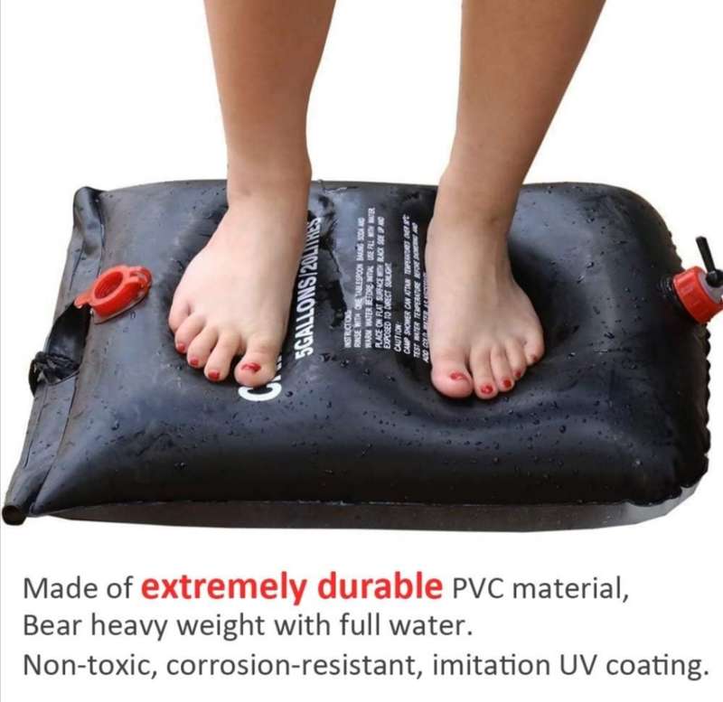 20L Solar Camping Shower Bag