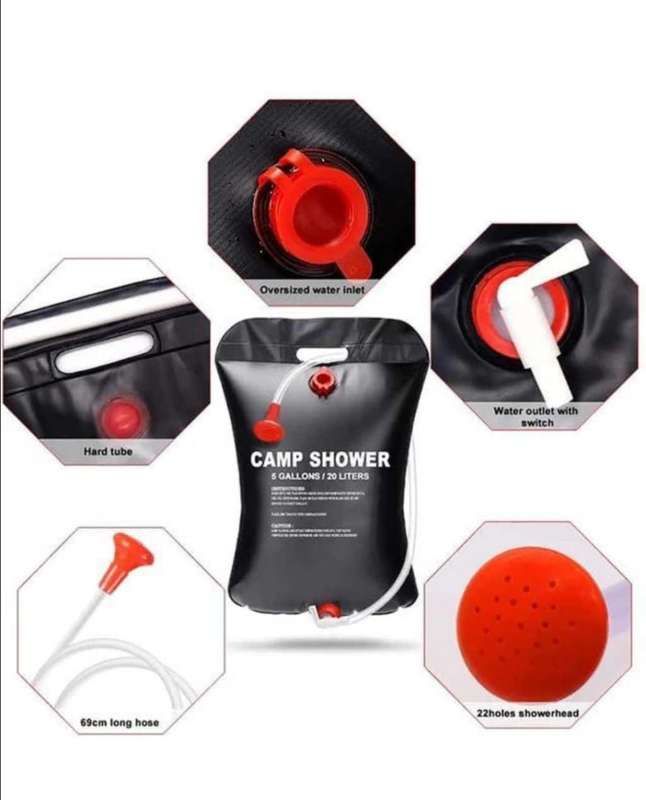 20L Solar Camping Shower Bag
