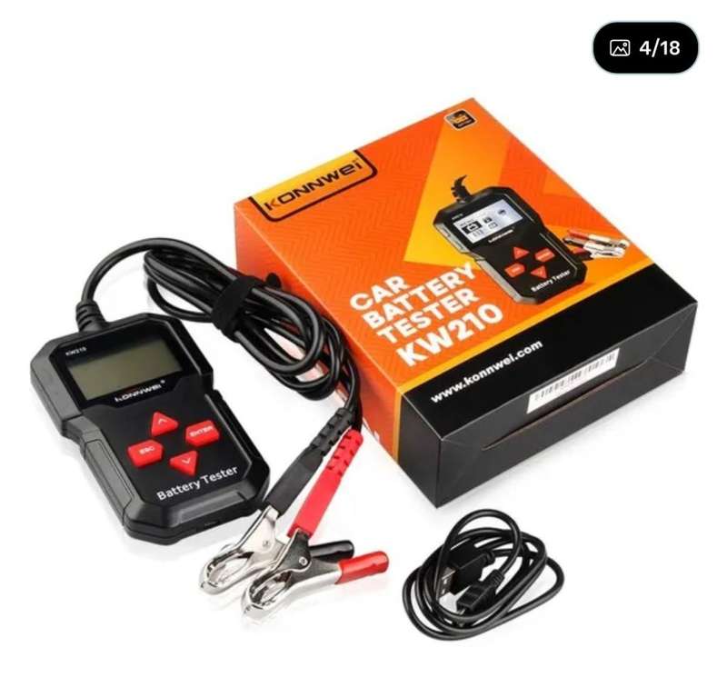 KONWEI KW210 12V BATTERY TESTER  DIAGNOSTIC TOOL