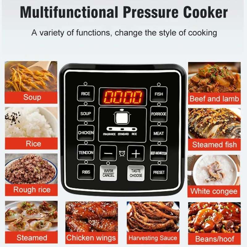 SILVER CREST   INTELLIGENT ELECTRIC PRESSURE COOKER
