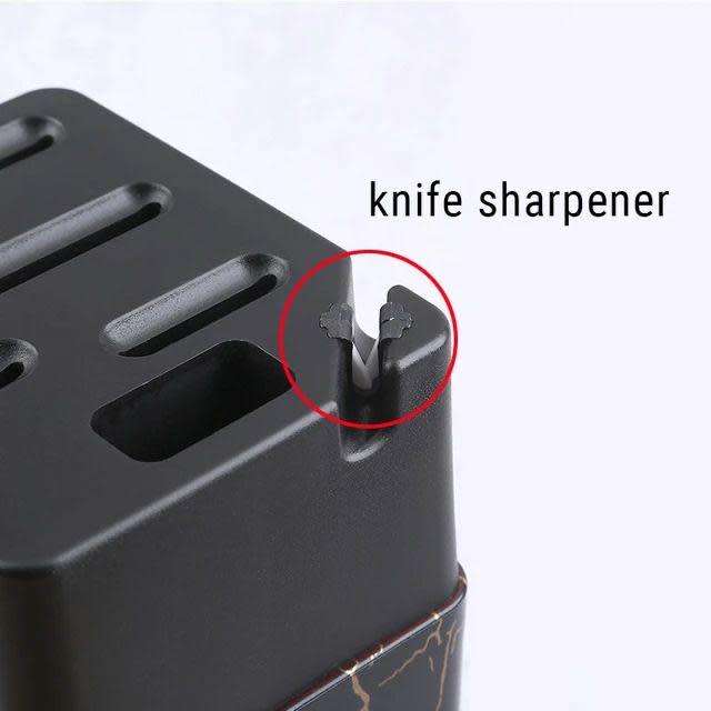ALL-IN-ONE  PRO KNIFE SET WITH SHARPENER   7PCS SET