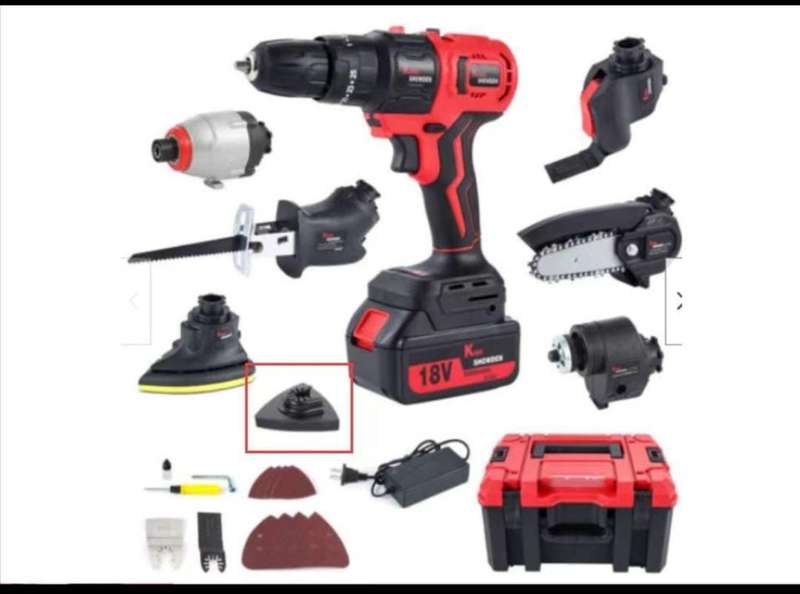 21V 7 in 1 Interchangeable ToolSet  CORDLESS