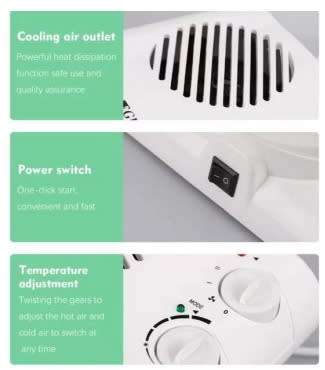 RAF 2000W Overheat Protection Fan Heater