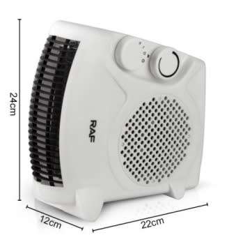 2000W Fan Heater-white