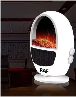 1500W 3D Simulation RAF Electric Heater with Overheat Protection
