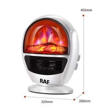 1500W 3D Simulation RAF Electric Heater with Overheat Protection