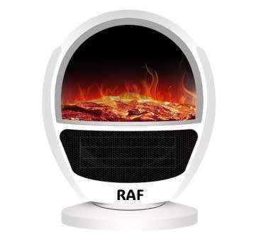 1500W 3D Simulation RAF Electric Heater with Overheat Protection