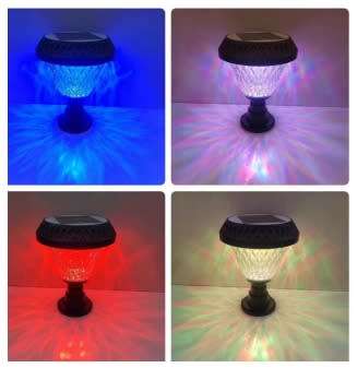 Solar Powered Garden Light RGB With Remote