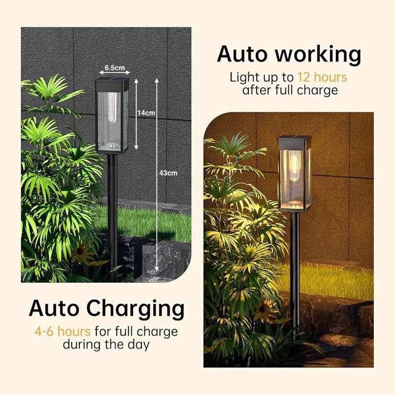 SOLAR VINTAGE PATHWAY LAMP