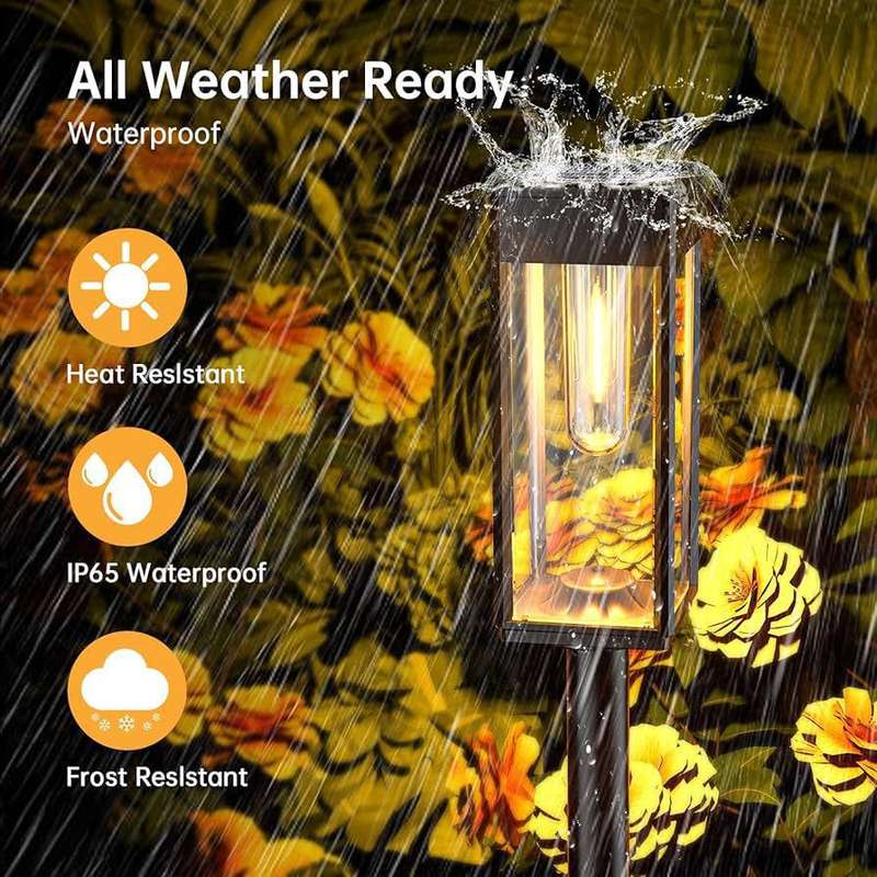 SOLAR VINTAGE PATHWAY LAMP