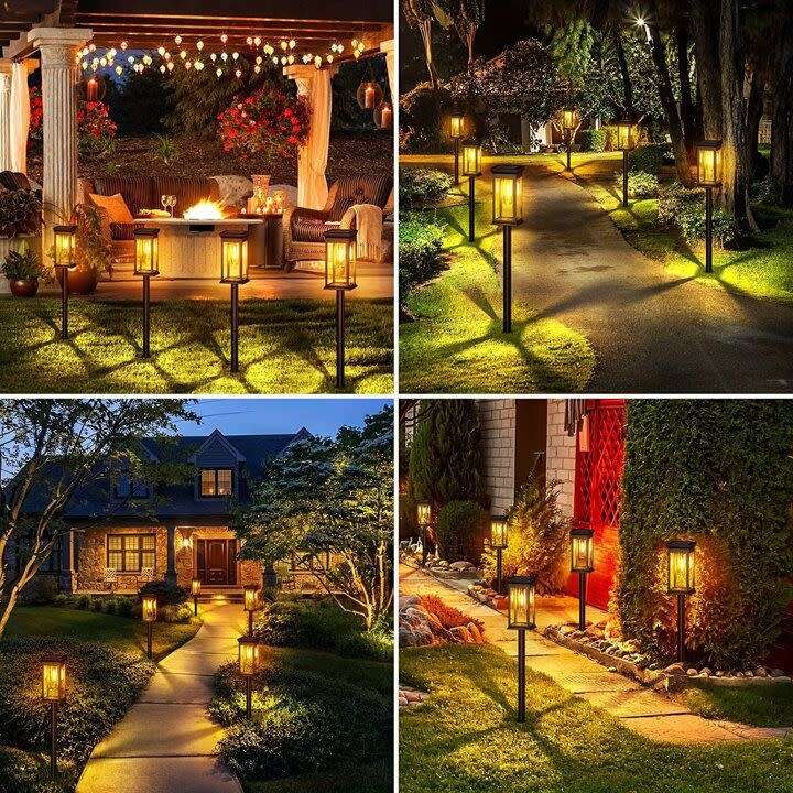 SOLAR VINTAGE PATHWAY LAMP