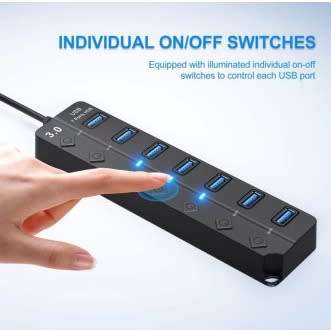 7 Port USB 3.0 Hub