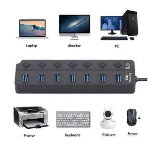 7 Port USB 3.0 Hub