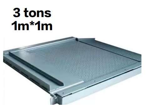3 Ton Industrial Scale 3000kg Digital Scale 1Mx1M