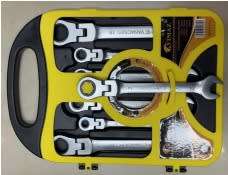 Flexible Ratchet Wrench Set 7Pcs