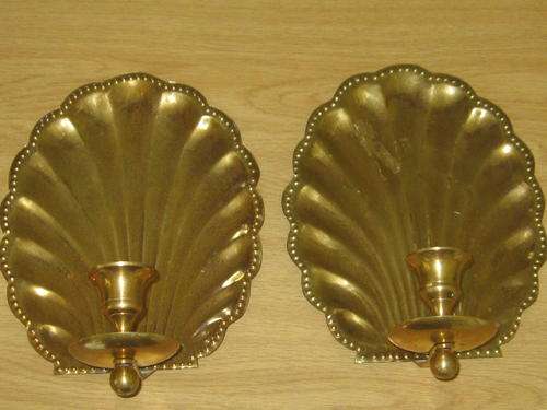 2 MATCHING WALL MOUNT CANDLE HOLDERS