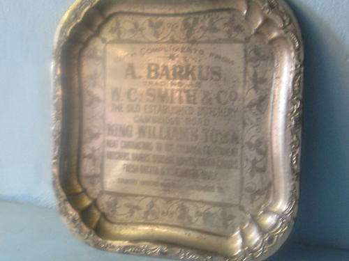 VERY OLD METAL TRAY