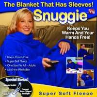 THE BLANCKET THAT HAS SLEEVES !!!! SNUGGIE