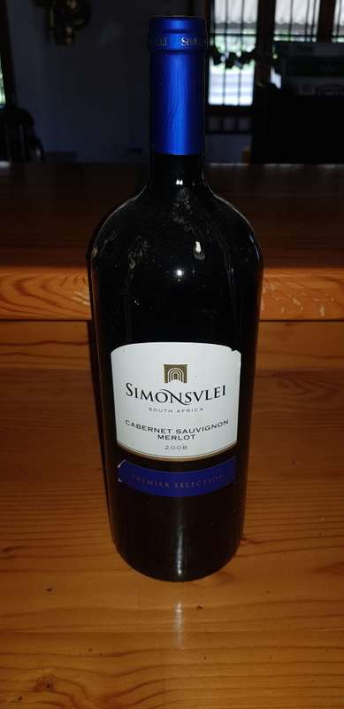 SIMONSVLEI CABERNET SAUVIGNON MERLOT 2008 1.5L