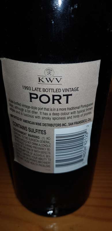 KWV 1993 PORT
