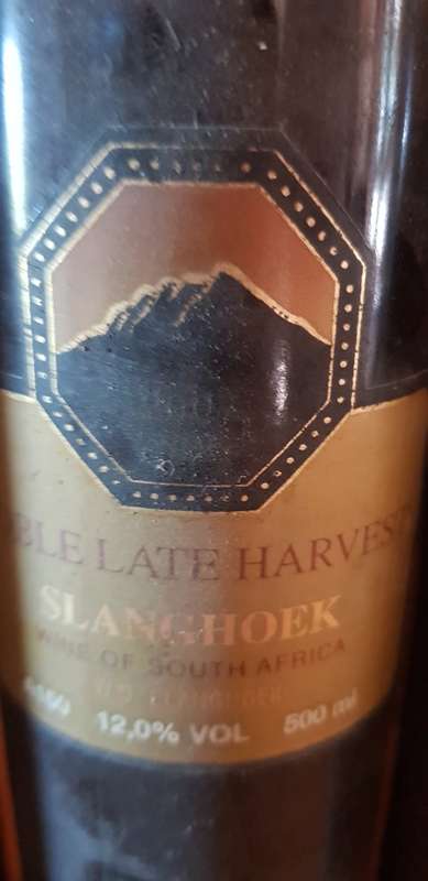 Slanghoek noble late harvest x 3 bottles