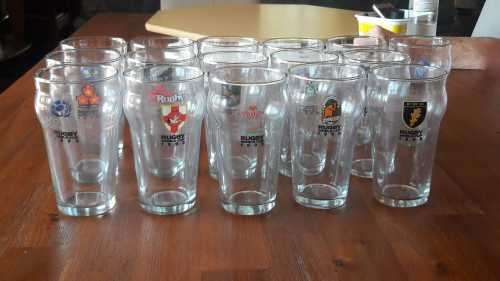 Rugby 1995 set of glasses