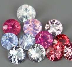 50 PIECE FANCY COLOUR SPINEL PARCEL - 6.64 CT (TOTAL WEIGHT)