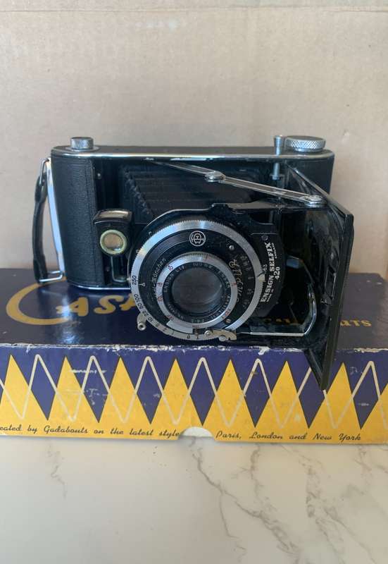 Ensign Selfix 420 - 77 Old Camera Folding Camera