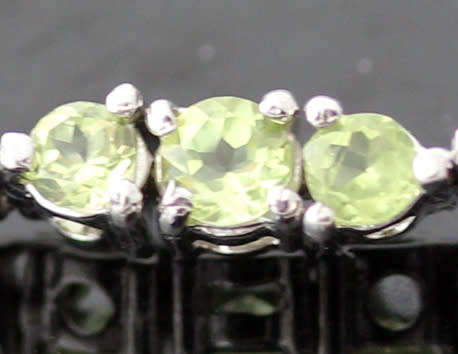 COLOURFUL AMETHYST, GARNET, TOPAZ AND PERIDOT STERLING SILVER TENNIS BRACELET. SOLID 925