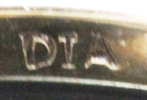 VINTAGE SLENDER HALF ETERNITY DIAMOND RING IN 9CT YELLOW & WHITE 375 GOLD. ENGLISH SHEFFIELD ASSAY