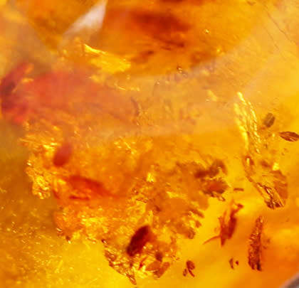 LARGE VINTAGE NATURAL BALTIC AMBER FROM BUDAPEST STERLING SILVER RING. FASCINATING INCLUSIONS!