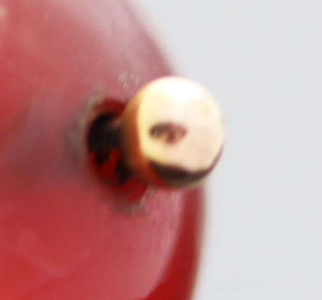 ENGLISH VINTAGE EARLY 20th CENTURY CARNELIAN 9CT YELLOW GOLD DROP & DANGLE EARRINGS RARE COLLECTABLE