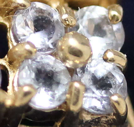ENGLISH VINTAGE REAL TANZANITE GEMSTONE 9CT YELLOW GOLD RING. WELL HALLMARKED!