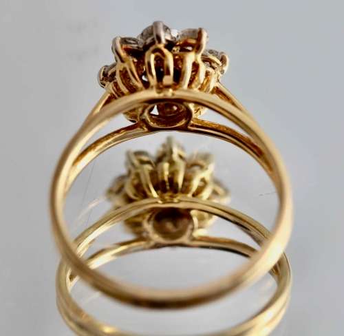 18ct YELLOW GOLD DIAMOND RING 0,88ct. JEWELLER EVALUATION CERT R40'000 included   4,28 grams